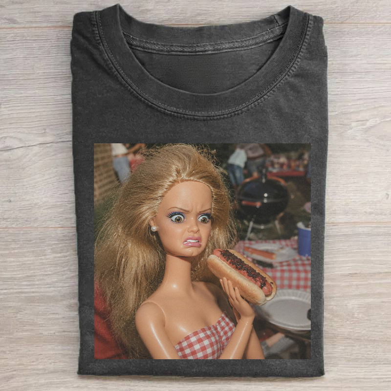 Unhinged Hot Dog Meme T-shirt