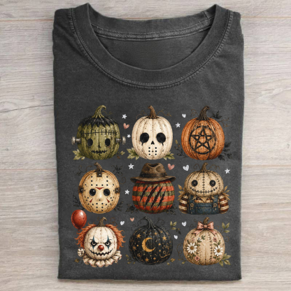 Horror Halloween Pumpkin T-shirt