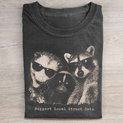 Support Local Street Cats T-shirt