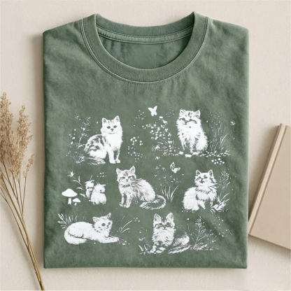 Cute Cats Nature T-shirt