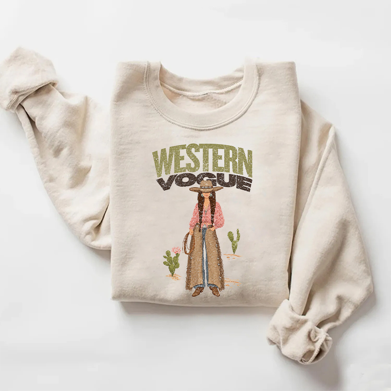 Western Cowgirl Sweatshirt