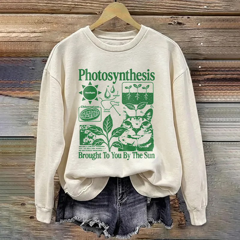 Photosynthetic Brought To You By The Cat Sweatshirt
