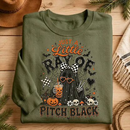 Just A Little Ray Of Pitch Black Sweatshirt