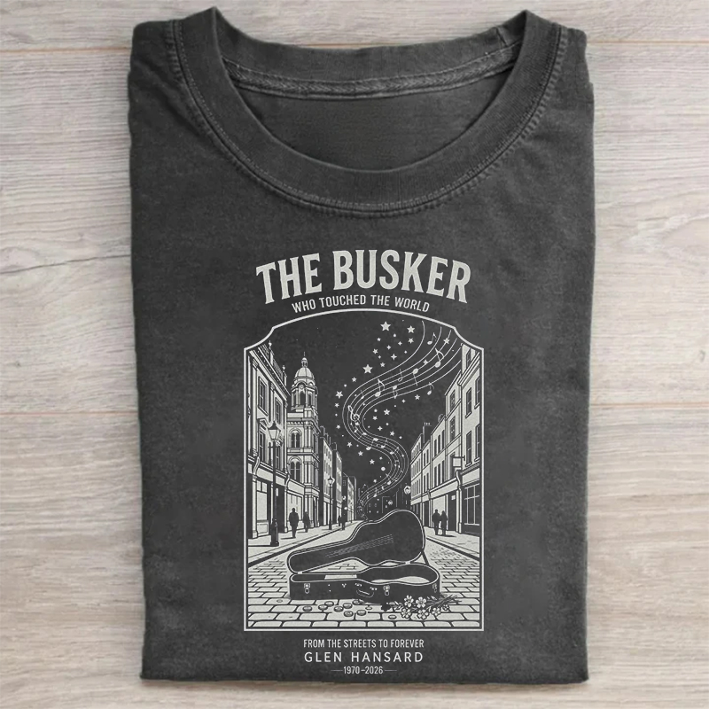 The Busker Who Touched The World Graphic T-shirt