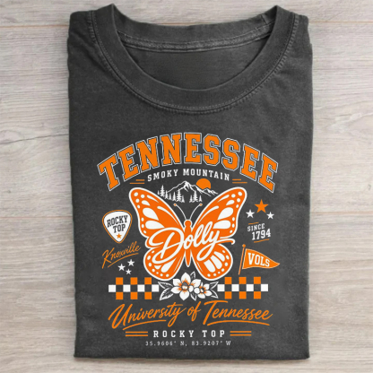 Tennessee Volunteers Butterfly T-shirt
