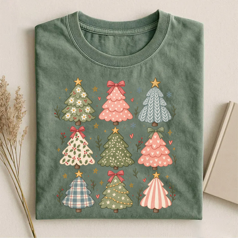 Whimsical Christmas Trees T-shirt