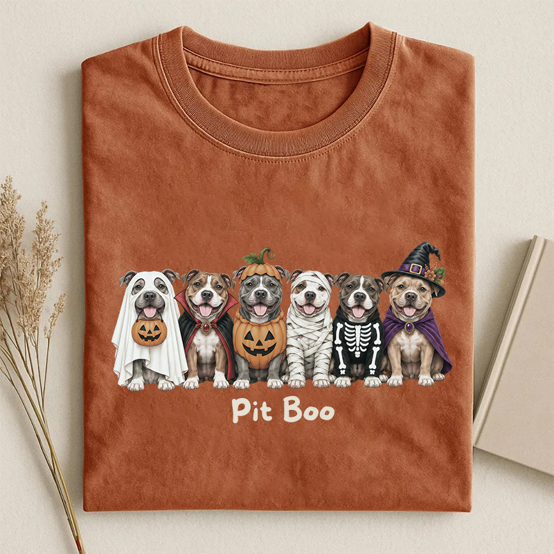 Halloween Pitbull T-shirt