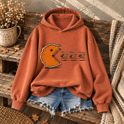 Thanksgiving Pumpkin Pie Chasing Hoodie