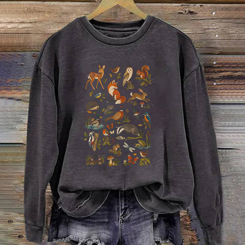 Woodland Animals Sweatshirt