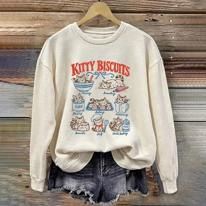 Kitty Cat Biscuits Sweatshirt