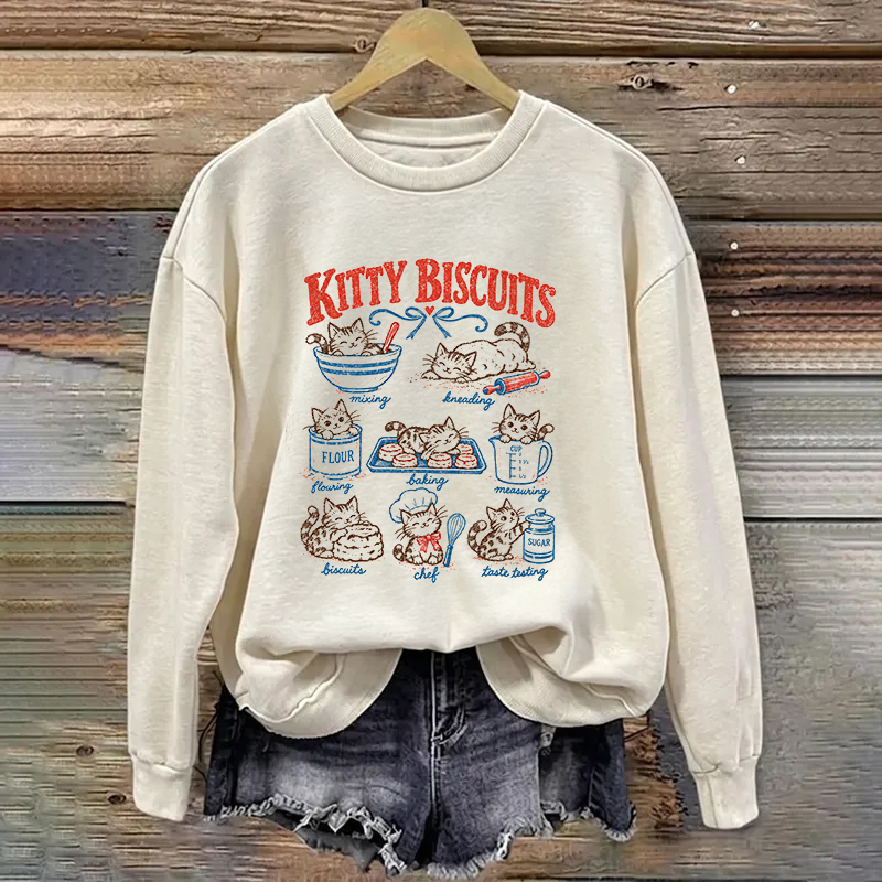 Kitty Cat Biscuits Sweatshirt