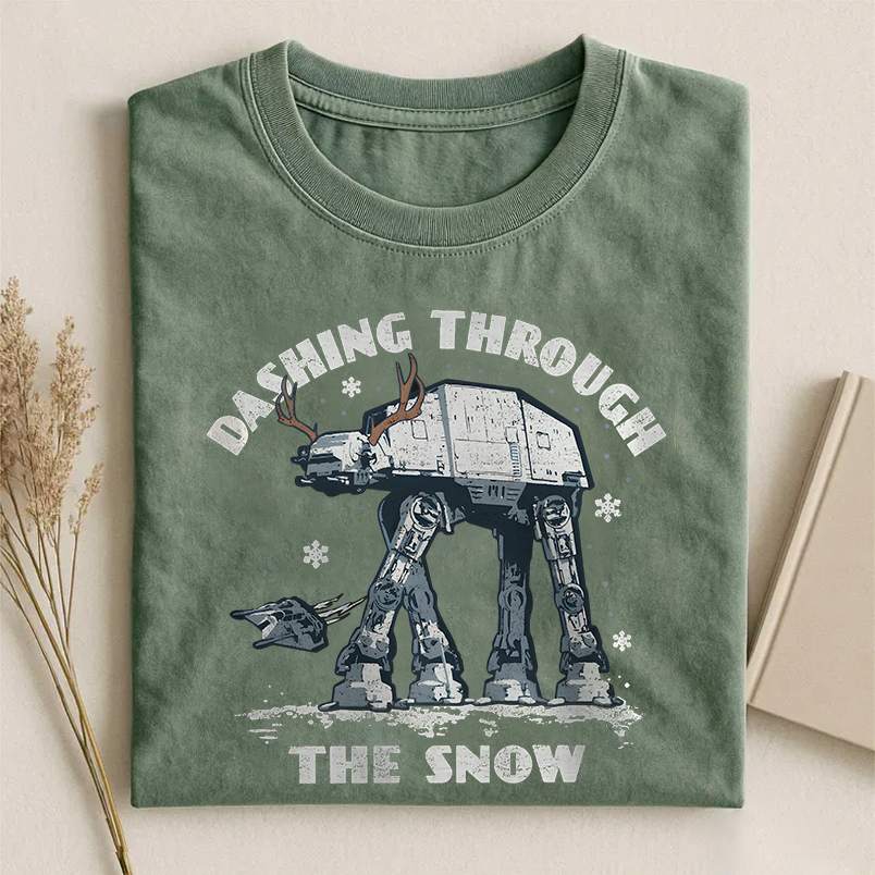 Dashing Through The Snow Christmas T-shirt