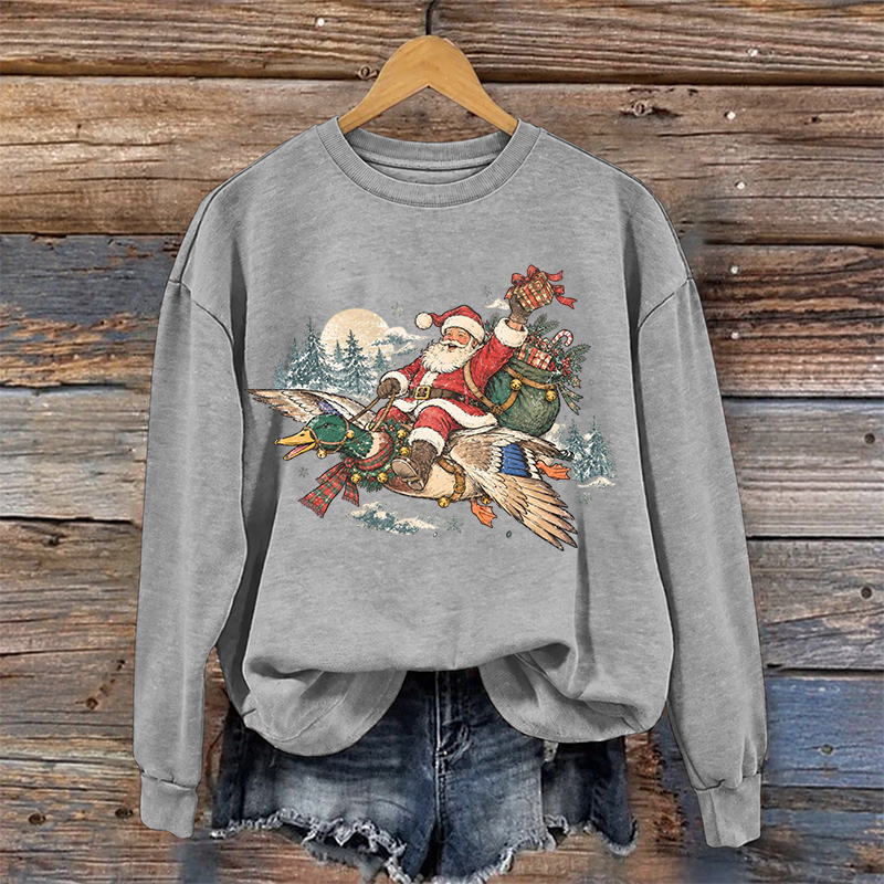 Christmas Mallard Duck Sweatshirt