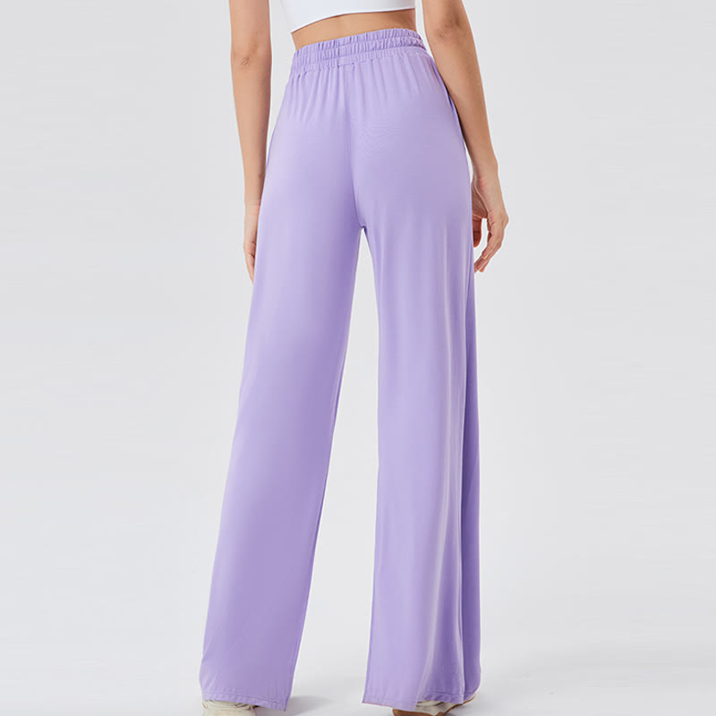 Olivenorma Lightweight Wide Leg Ventilated Loose Pants Casual Yoga Pants - image 12