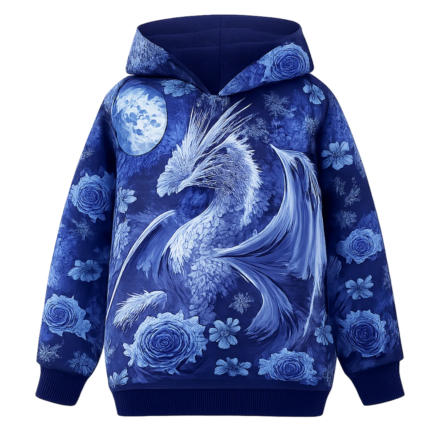 Kinder Hoodie mit Drachenmotiv, Langer Ärmel, Pullover