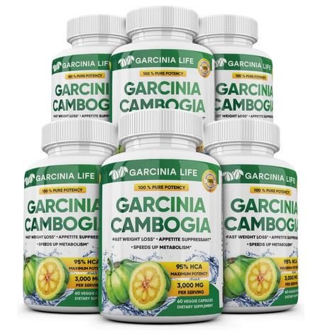 Pure GARCINIA CAMBOGIA 95% HCA Diet Pills Weight Loss Fat Burner 60 Capsule