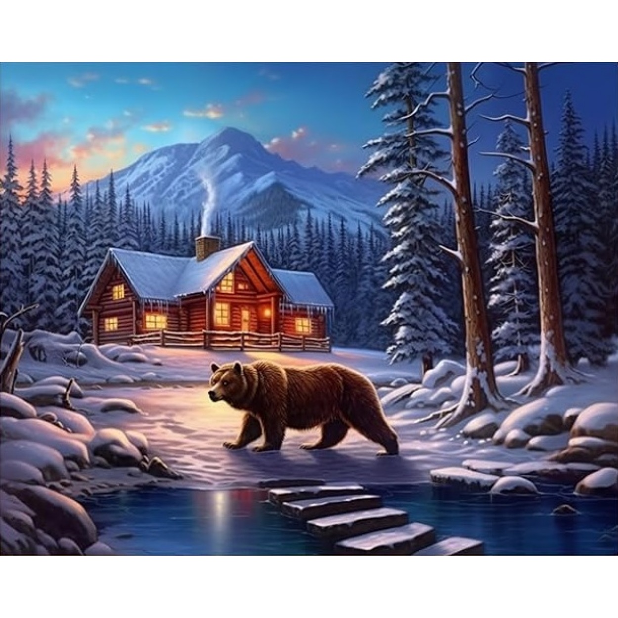 Arctic Bear | Cross Stitch Needlework Embroidery Kit
