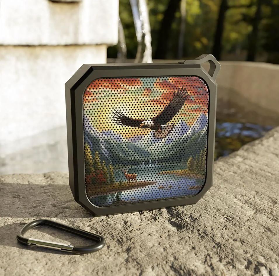 Bald Eagle Mountain Lake Bluetooth Speaker | Outdoor Portable Speaker