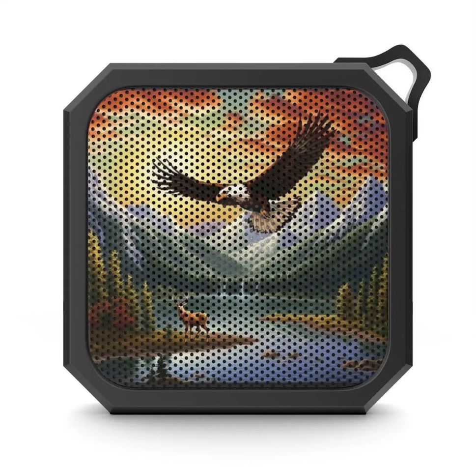 Bald Eagle Mountain Lake Bluetooth Speaker | Outdoor Portable Speaker
