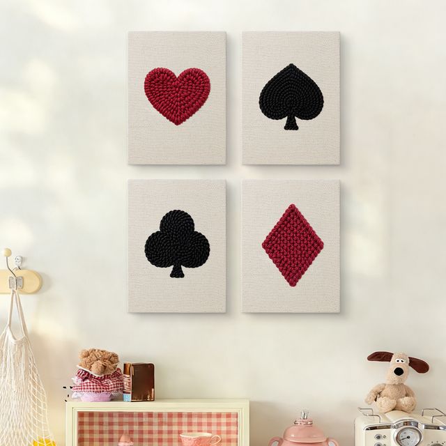 Mini Punch Needle Kit | Cards (4 pieces with Frame)