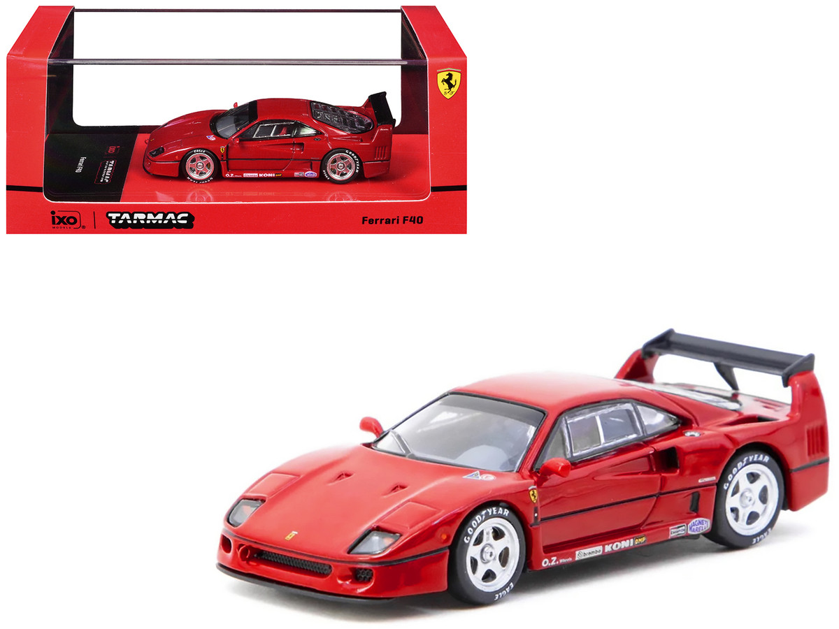 Ferrari F40 Red 1/64 Diecast Model Car