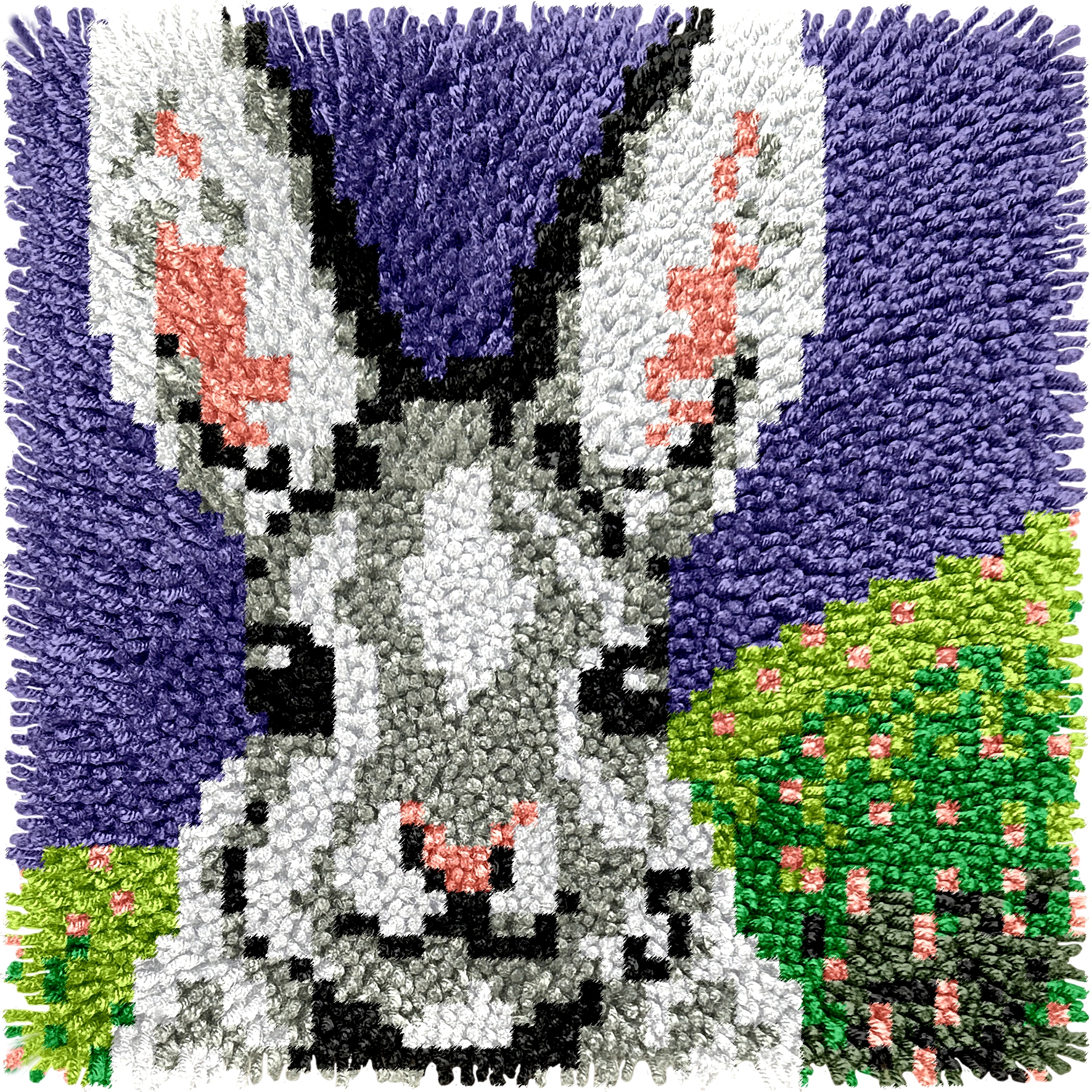 White Rabbit | Children's Rug Hooking Kit