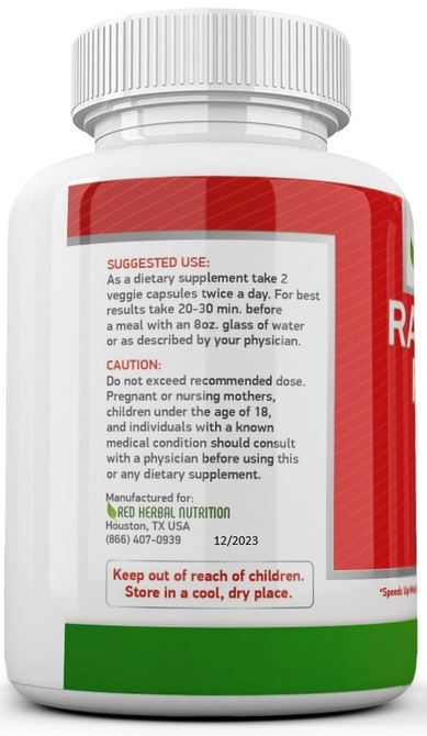 Weight Loss RASPBERRY KETONE 1600mg Extremely Fast Acting Fat Burner Strong (1 Bottle)