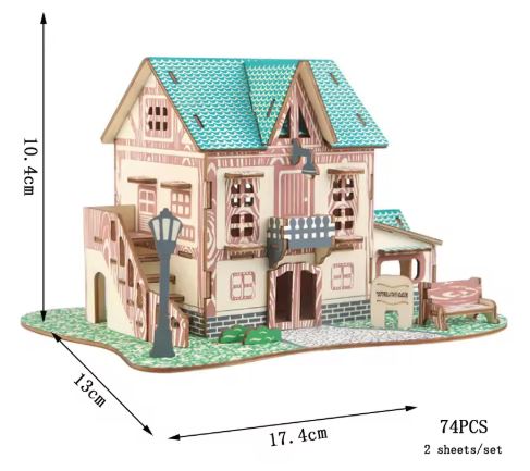 Starry Sky Inn | Wood Craft Assembly Kit 