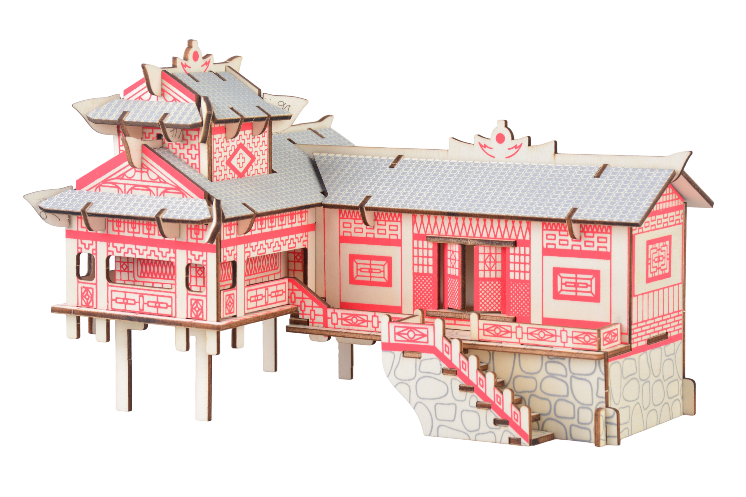 Stilted House | Wood Craft Assembly Kit 