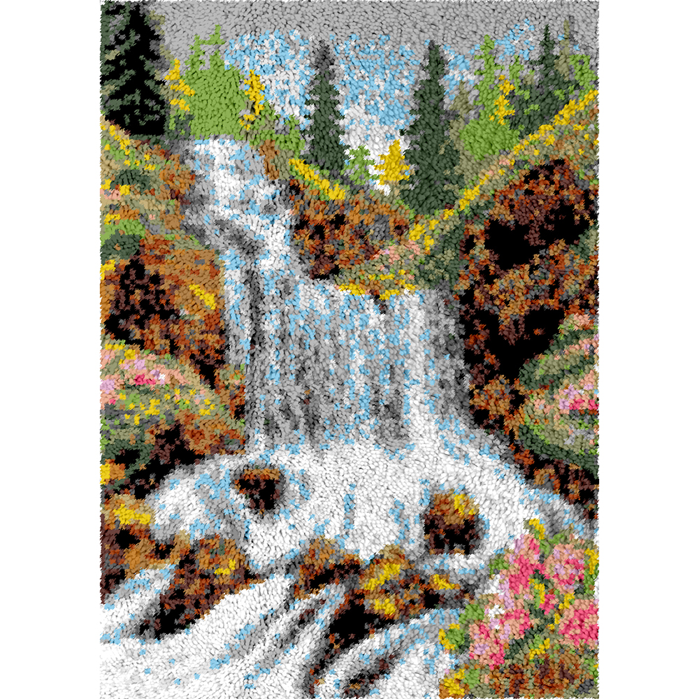 Waterfalls | Rug Making Latch Hooking Kit