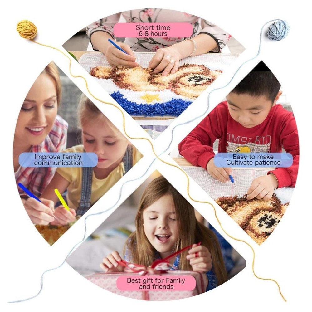 Cherry Blossom | Rug Making Latch Hooking Kit