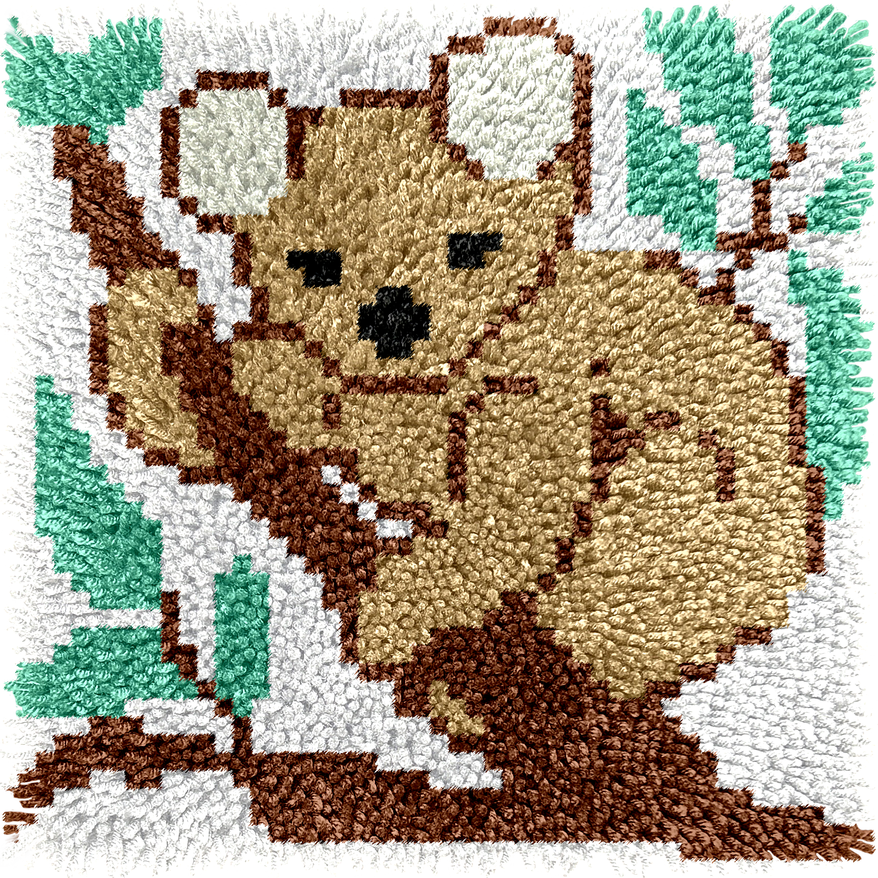 Brown Koala | Children's Rug Hooking Kit