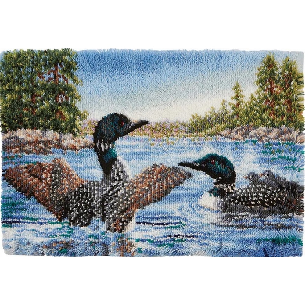 Ducks In Water | Rug Making Latch Hooking Kit
