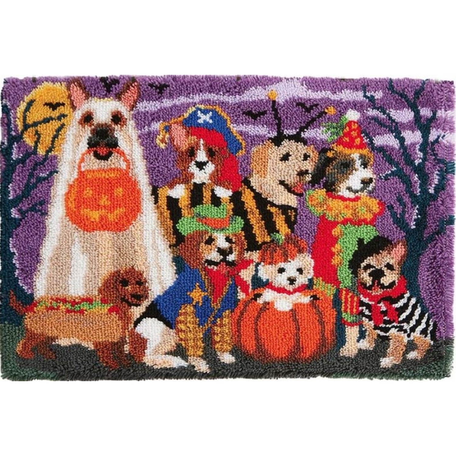 Halloween Dogs | Rug Making Latch Hooking Kit