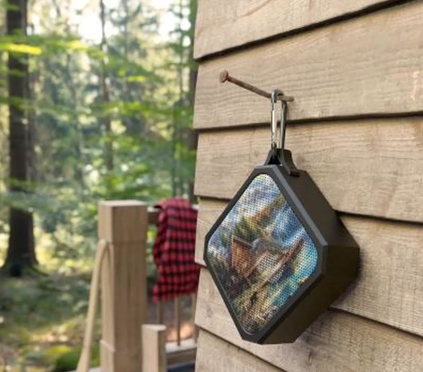 Lakeside Cabin Scene Bluetooth Speaker | Outdoor Portable Speaker