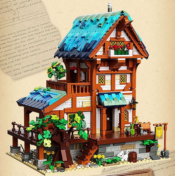 Medieval Saloon | Mini Micro Unique Building Blocks