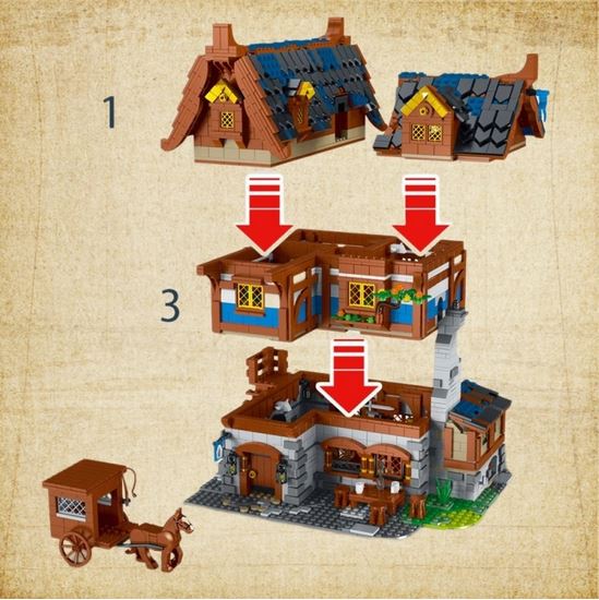 Medieval Tavern & Inn | Unique No-Name Building Blocks