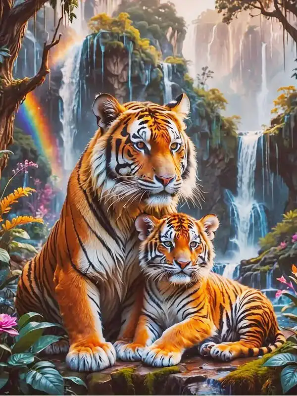 Tigers Landscape | 2,000 piece Jigsaw Puzzle