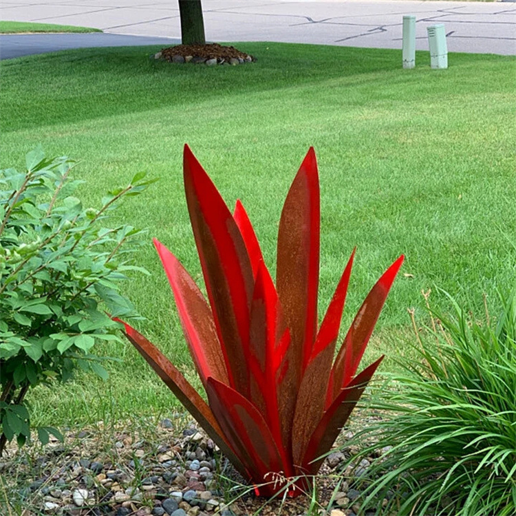 LAST DAY PROMOTION 75% OFF - 🌵Anti-rust Metal Tequila  Agave Plant-Perfect for garden