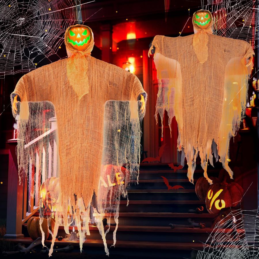 Halloween Decorations Hanging Pumpkin Ghost