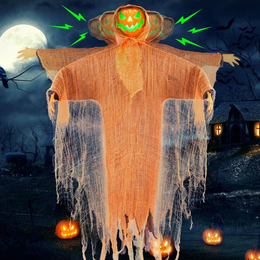 Halloween Decorations Hanging Pumpkin Ghost