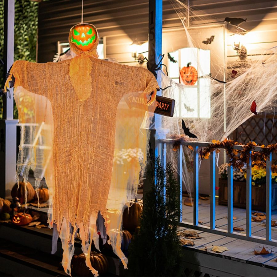Halloween Decorations Hanging Pumpkin Ghost
