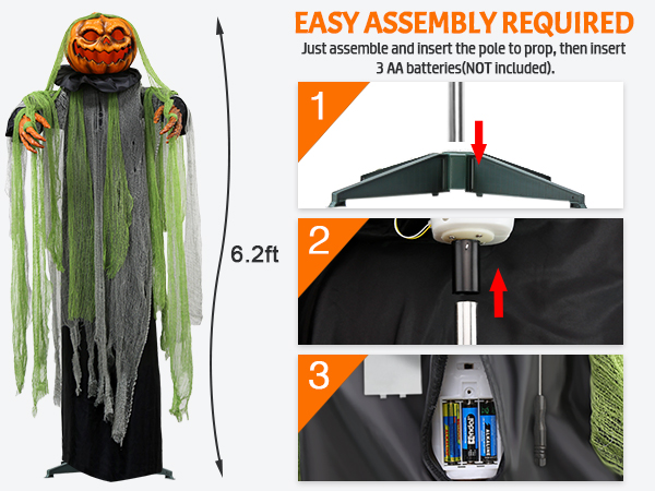 Garden Outdoor Halloween Decorations 74 Inch Large Evil Root