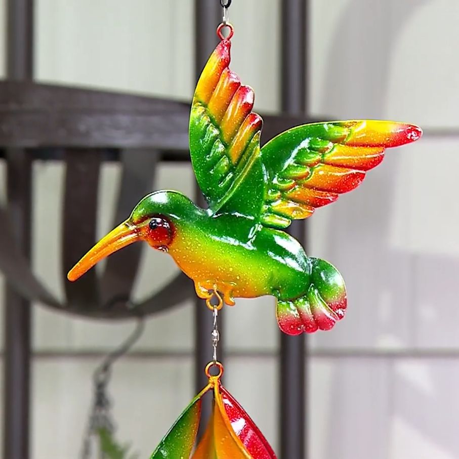 Hanging Helix Twirler with Garden Critter Icon