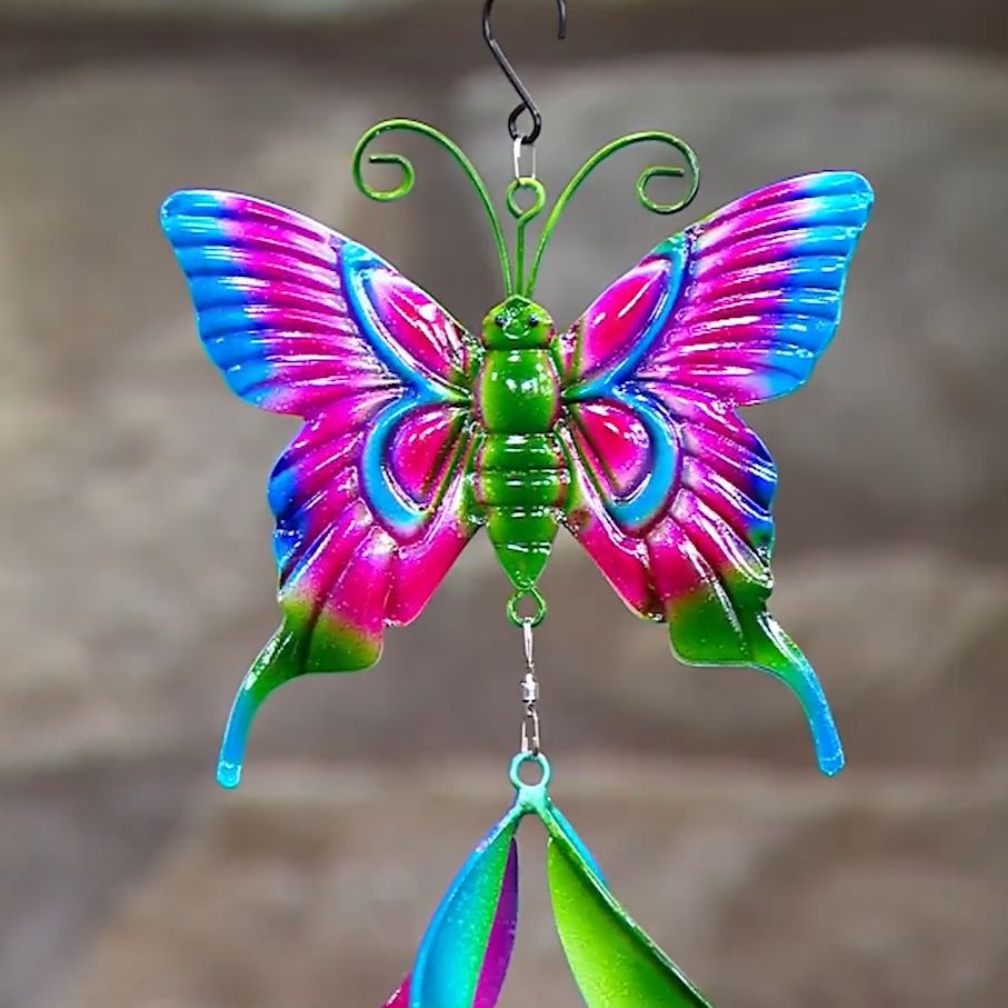 Hanging Helix Twirler with Garden Critter Icon