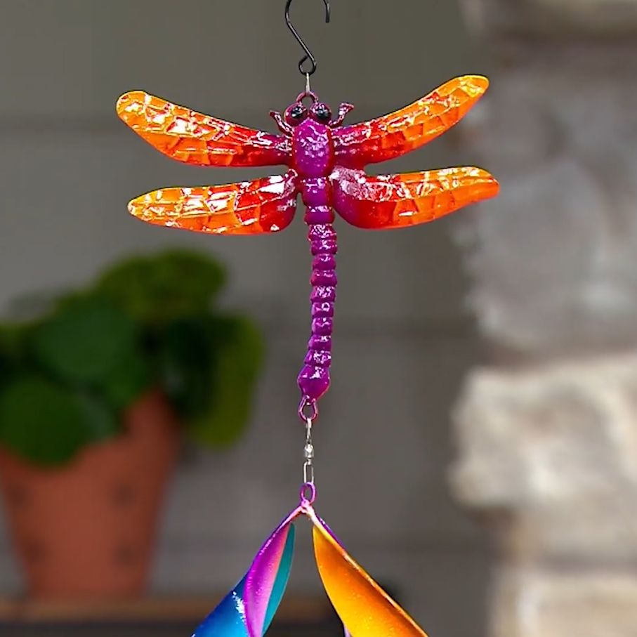 Hanging Helix Twirler with Garden Critter Icon