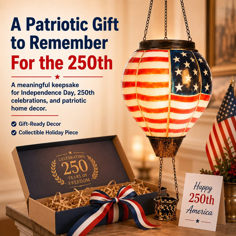 🔥Limited Time Promotion 50% OFF✨250th Anniversary Solar Hot Air Balloon Lantern
