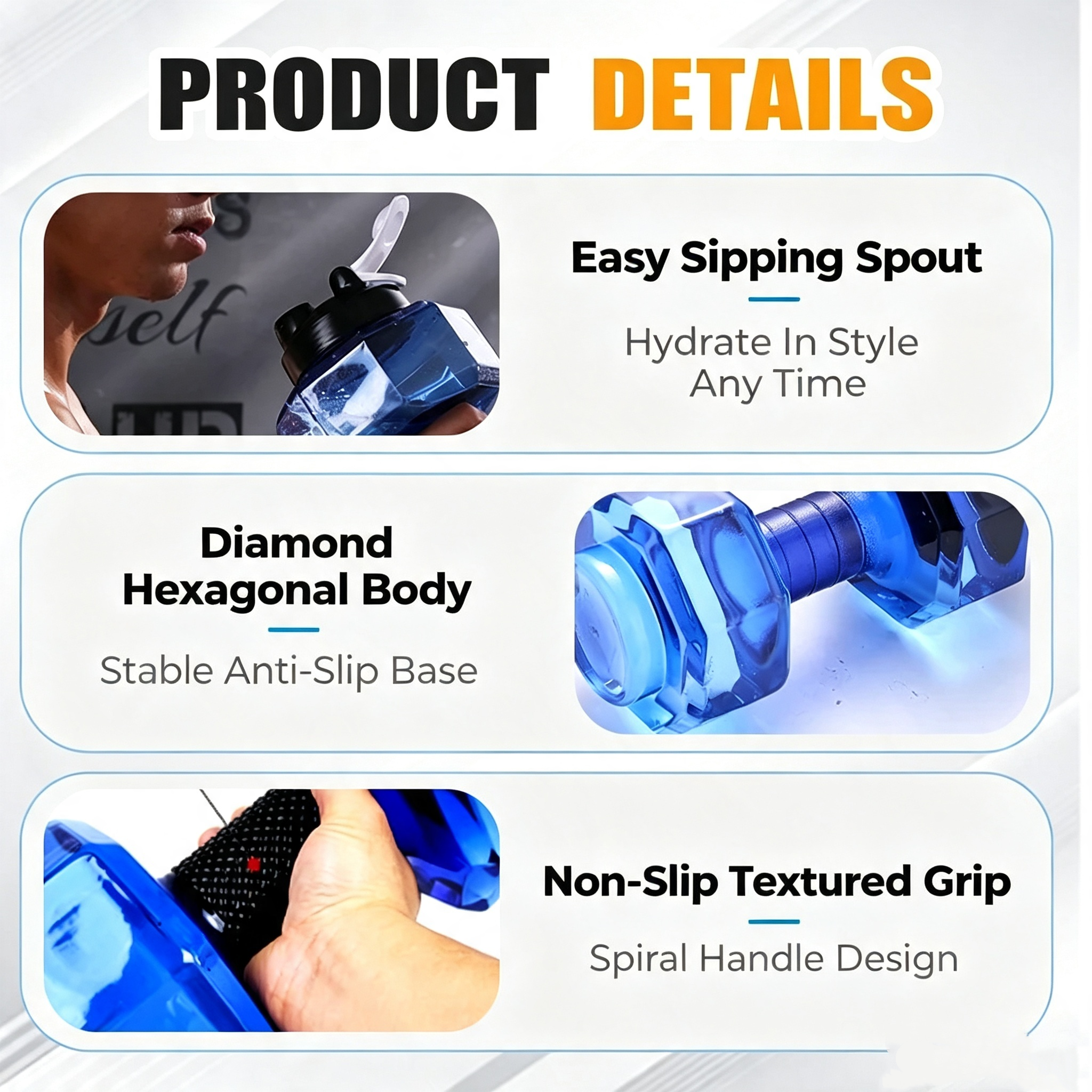 🏋️🧴 Dumbbell Water Bottle – 2-in-1: a strength training accessory and hydration essential. Stay fit, stay hydrated, stay energized! 💧💪✨