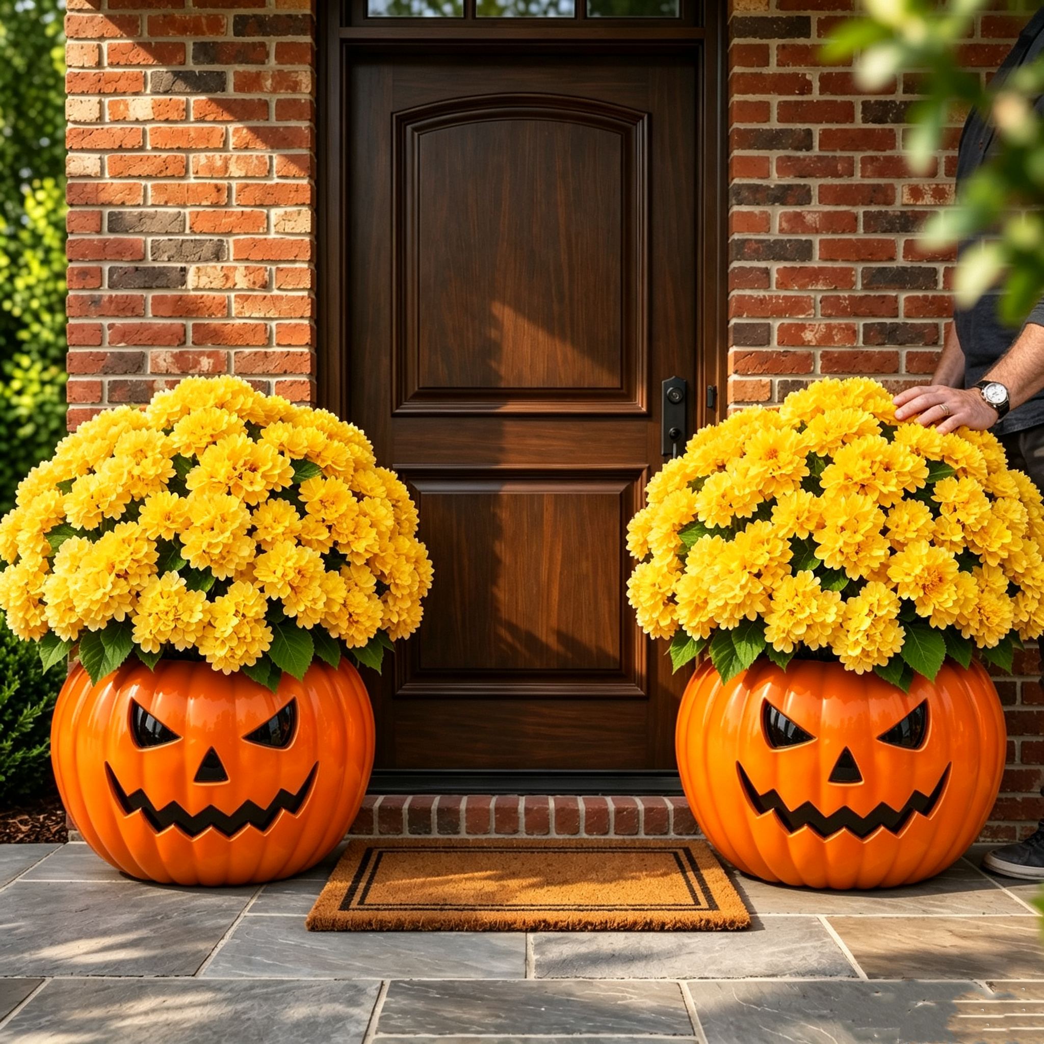 🔥LAST 2 DAYS | Early Bird 50% OFF ⏰Whimsical Pumpkin & Ghost Planters | Autumn Faux Mums Bundle 🍂🎃