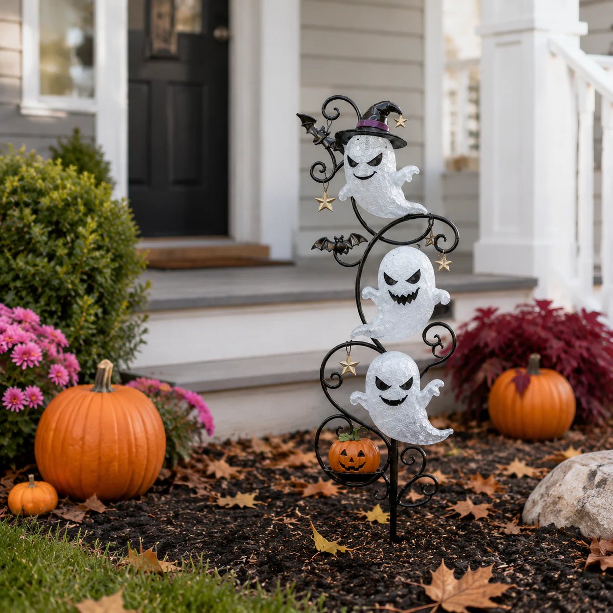 🔥Last Day Promotion!☀Solar-Powered Little Ghost Garden Stake Light